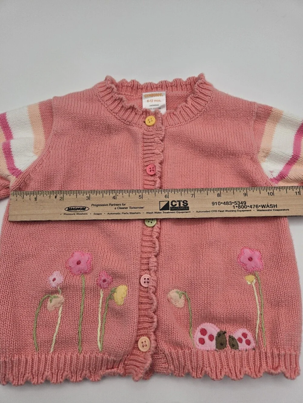 Gymboree pink stripe